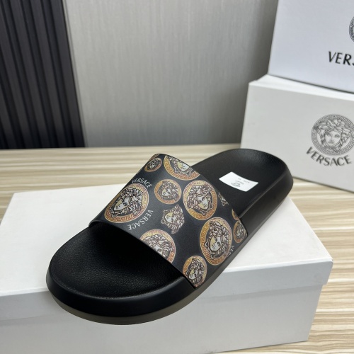 Cheap Versace Slippers For Men #1196601 Replica Wholesale [$45.00 USD] [ITEM#1196601] on Replica Versace Slippers