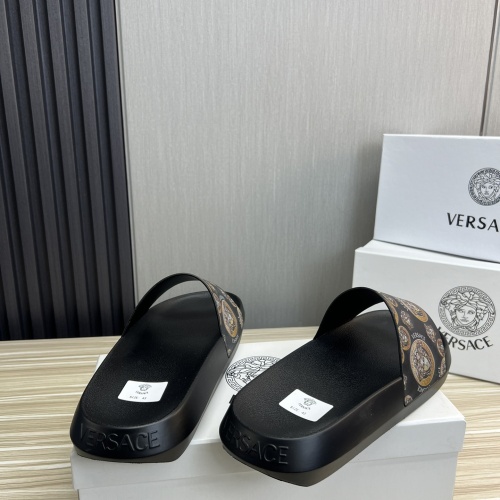 Cheap Versace Slippers For Men #1196601 Replica Wholesale [$45.00 USD] [ITEM#1196601] on Replica Versace Slippers