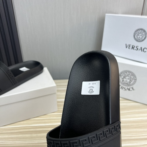 Cheap Versace Slippers For Men #1196608 Replica Wholesale [$45.00 USD] [ITEM#1196608] on Replica Versace Slippers