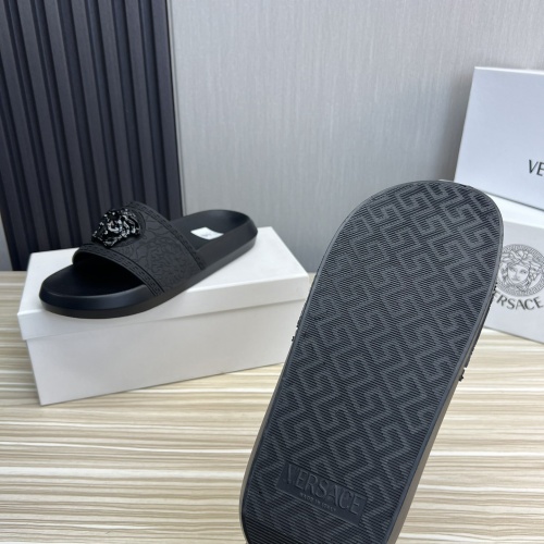 Cheap Versace Slippers For Men #1196611 Replica Wholesale [$45.00 USD] [ITEM#1196611] on Replica Versace Slippers