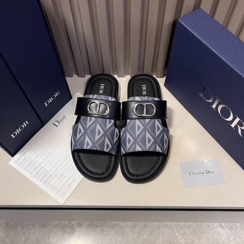 Cheap Christian Dior Slippers For Men #1196622 Replica Wholesale [$60.00 USD] [ITEM#1196622] on Replica Christian Dior Slippers