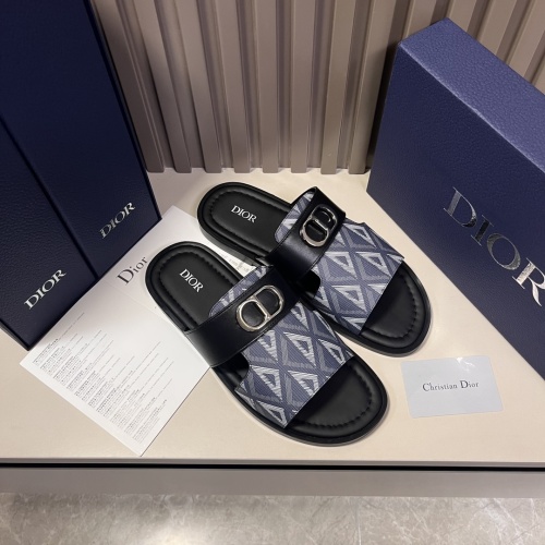 Cheap Christian Dior Slippers For Men #1196622 Replica Wholesale [$60.00 USD] [ITEM#1196622] on Replica Christian Dior Slippers