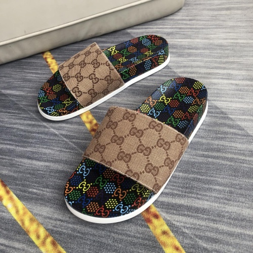 Cheap Gucci Slippers For Men #1196645 Replica Wholesale [$56.00 USD] [ITEM#1196645] on Replica Gucci Slippers