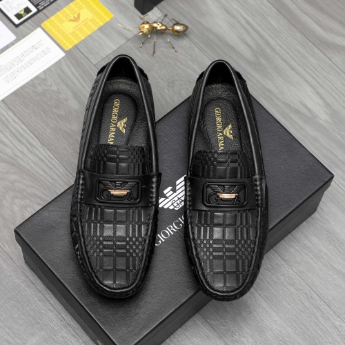 Cheap Armani Leather Shoes For Men #1196758 Replica Wholesale [$72.00 USD] [ITEM#1196758] on Replica Armani Leather Shoes