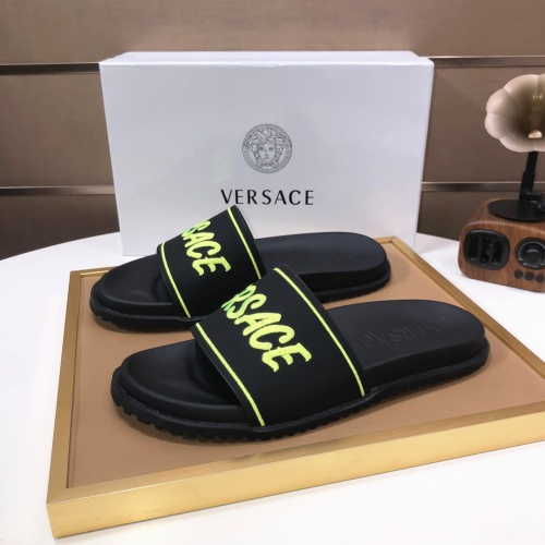 Cheap Versace Slippers For Men #1196767 Replica Wholesale [$52.00 USD] [ITEM#1196767] on Replica Versace Slippers