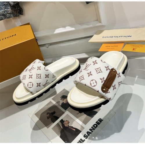 Cheap Louis Vuitton Slippers For Women #1196927 Replica Wholesale [$72.00 USD] [ITEM#1196927] on Replica Louis Vuitton Slippers