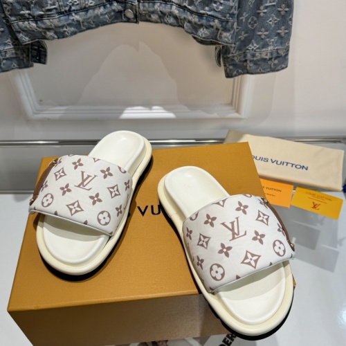 Cheap Louis Vuitton Slippers For Women #1196927 Replica Wholesale [$72.00 USD] [ITEM#1196927] on Replica Louis Vuitton Slippers