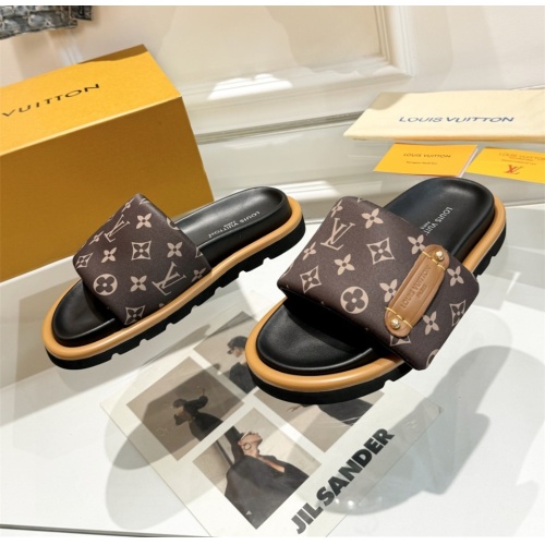 Cheap Louis Vuitton Slippers For Men #1196928 Replica Wholesale [$76.00 USD] [ITEM#1196928] on Replica Louis Vuitton Slippers