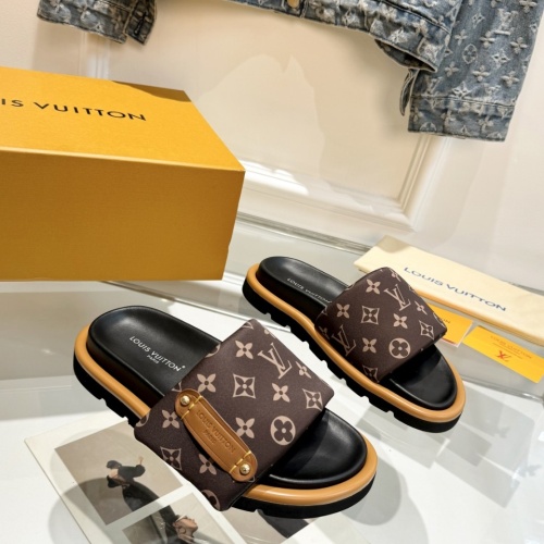 Cheap Louis Vuitton Slippers For Men #1196928 Replica Wholesale [$76.00 USD] [ITEM#1196928] on Replica Louis Vuitton Slippers