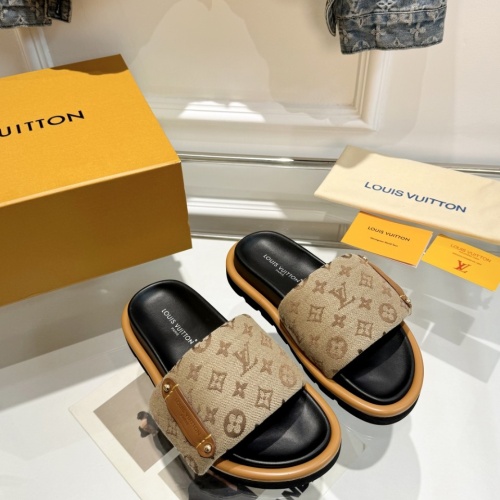 Cheap Louis Vuitton Slippers For Men #1196930 Replica Wholesale [$76.00 USD] [ITEM#1196930] on Replica Louis Vuitton Slippers