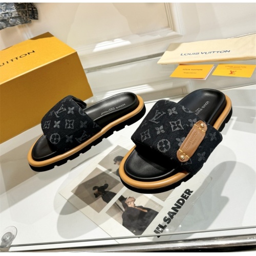 Cheap Louis Vuitton Slippers For Men #1196934 Replica Wholesale [$76.00 USD] [ITEM#1196934] on Replica Louis Vuitton Slippers