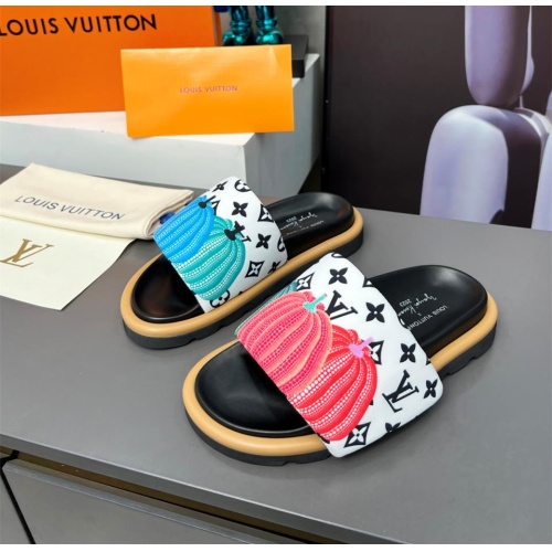 Cheap Louis Vuitton Slippers For Women #1196944 Replica Wholesale [$72.00 USD] [ITEM#1196944] on Replica Louis Vuitton Slippers