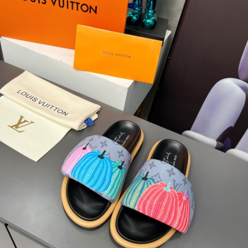 Cheap Louis Vuitton Slippers For Men #1196949 Replica Wholesale [$72.00 USD] [ITEM#1196949] on Replica Louis Vuitton Slippers