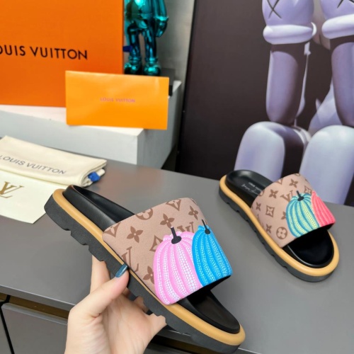 Cheap Louis Vuitton Slippers For Women #1196950 Replica Wholesale [$72.00 USD] [ITEM#1196950] on Replica Louis Vuitton Slippers