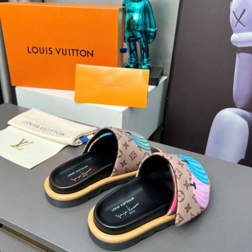 Cheap Louis Vuitton Slippers For Women #1196950 Replica Wholesale [$72.00 USD] [ITEM#1196950] on Replica Louis Vuitton Slippers