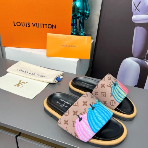 Cheap Louis Vuitton Slippers For Men #1196951 Replica Wholesale [$72.00 USD] [ITEM#1196951] on Replica Louis Vuitton Slippers