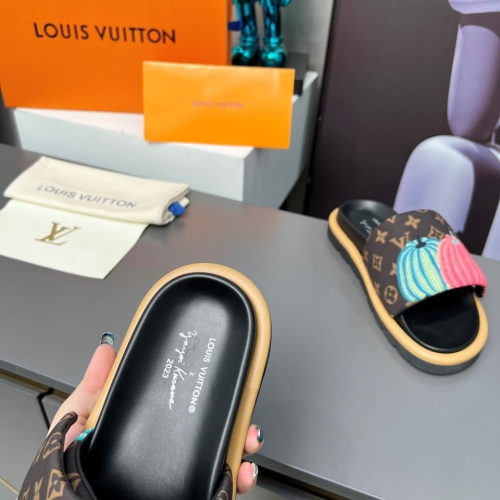 Cheap Louis Vuitton Slippers For Women #1196953 Replica Wholesale [$72.00 USD] [ITEM#1196953] on Replica Louis Vuitton Slippers