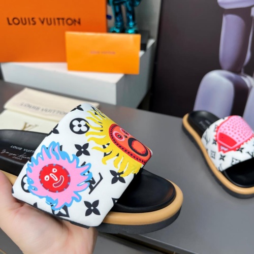 Cheap Louis Vuitton Slippers For Men #1196959 Replica Wholesale [$72.00 USD] [ITEM#1196959] on Replica Louis Vuitton Slippers