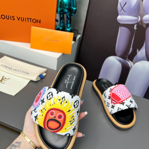 Cheap Louis Vuitton Slippers For Men #1196959 Replica Wholesale [$72.00 USD] [ITEM#1196959] on Replica Louis Vuitton Slippers