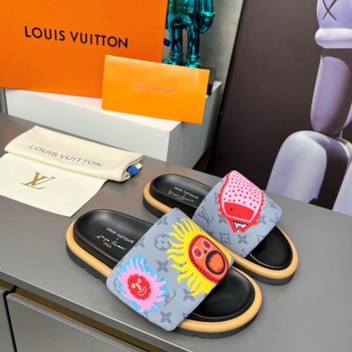 Cheap Louis Vuitton Slippers For Women #1196961 Replica Wholesale [$72.00 USD] [ITEM#1196961] on Replica Louis Vuitton Slippers