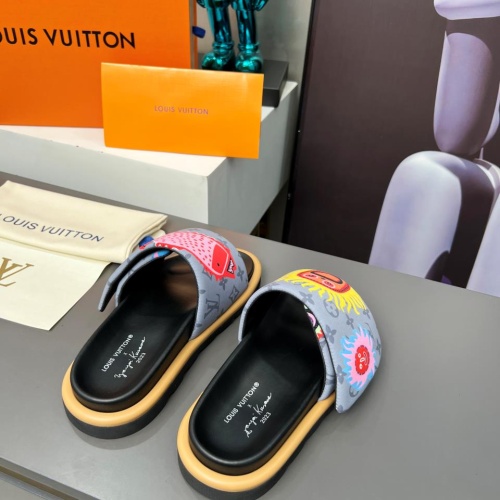 Cheap Louis Vuitton Slippers For Women #1196961 Replica Wholesale [$72.00 USD] [ITEM#1196961] on Replica Louis Vuitton Slippers