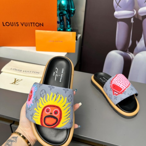 Cheap Louis Vuitton Slippers For Women #1196961 Replica Wholesale [$72.00 USD] [ITEM#1196961] on Replica Louis Vuitton Slippers