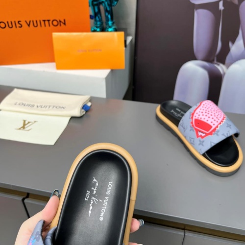 Cheap Louis Vuitton Slippers For Men #1196962 Replica Wholesale [$72.00 USD] [ITEM#1196962] on Replica Louis Vuitton Slippers