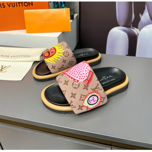 Cheap Louis Vuitton Slippers For Women #1196964 Replica Wholesale [$72.00 USD] [ITEM#1196964] on Replica Louis Vuitton Slippers