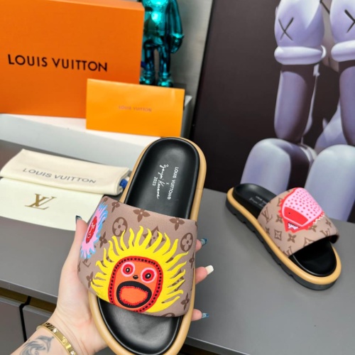 Cheap Louis Vuitton Slippers For Men #1196965 Replica Wholesale [$72.00 USD] [ITEM#1196965] on Replica Louis Vuitton Slippers