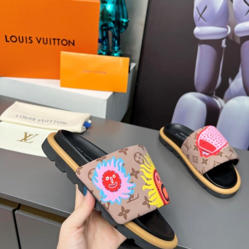 Cheap Louis Vuitton Slippers For Men #1196965 Replica Wholesale [$72.00 USD] [ITEM#1196965] on Replica Louis Vuitton Slippers