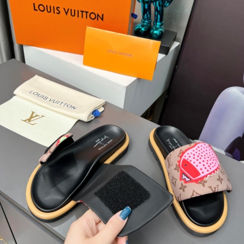 Cheap Louis Vuitton Slippers For Men #1196965 Replica Wholesale [$72.00 USD] [ITEM#1196965] on Replica Louis Vuitton Slippers