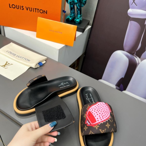 Cheap Louis Vuitton Slippers For Men #1196967 Replica Wholesale [$72.00 USD] [ITEM#1196967] on Replica Louis Vuitton Slippers