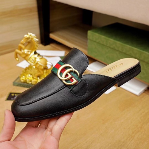 Cheap Gucci Slippers For Men #1196983 Replica Wholesale [$68.00 USD] [ITEM#1196983] on Replica Gucci Slippers