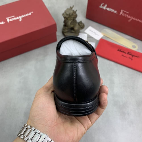 Cheap Salvatore Ferragamo Leather Shoes For Men #1197030 Replica Wholesale [$88.00 USD] [ITEM#1197030] on Replica Salvatore Ferragamo Leather Shoes