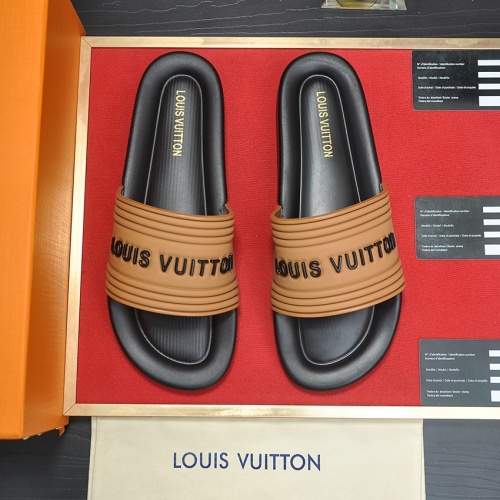 Cheap Louis Vuitton Slippers For Men #1197118 Replica Wholesale [$56.00 USD] [ITEM#1197118] on Replica Louis Vuitton Slippers