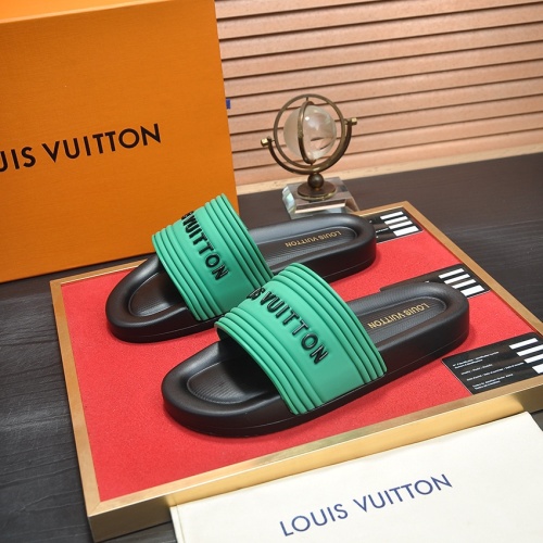 Cheap Louis Vuitton Slippers For Men #1197119 Replica Wholesale [$56.00 USD] [ITEM#1197119] on Replica Louis Vuitton Slippers