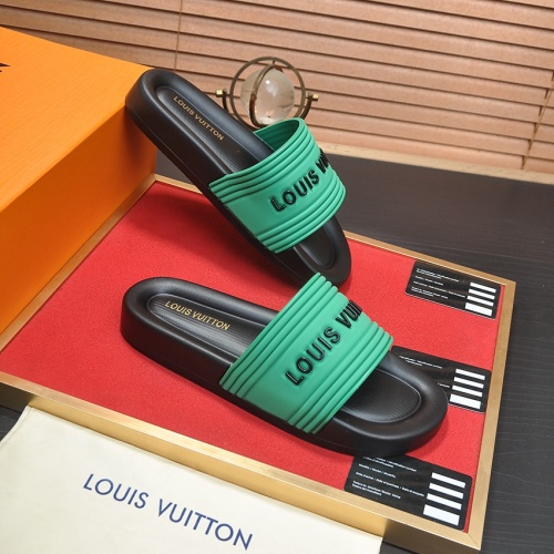 Cheap Louis Vuitton Slippers For Men #1197119 Replica Wholesale [$56.00 USD] [ITEM#1197119] on Replica Louis Vuitton Slippers