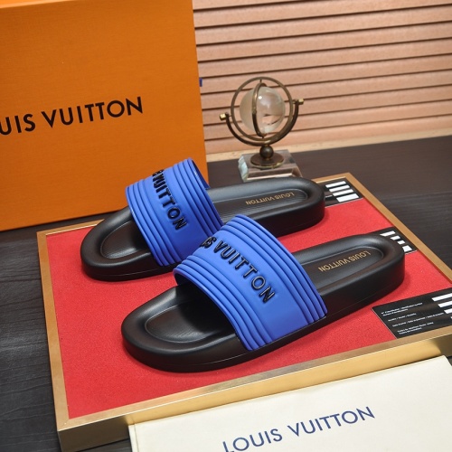 Cheap Louis Vuitton Slippers For Men #1197120 Replica Wholesale [$56.00 USD] [ITEM#1197120] on Replica Louis Vuitton Slippers