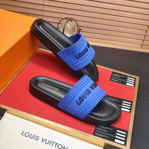 Cheap Louis Vuitton Slippers For Men #1197120 Replica Wholesale [$56.00 USD] [ITEM#1197120] on Replica Louis Vuitton Slippers