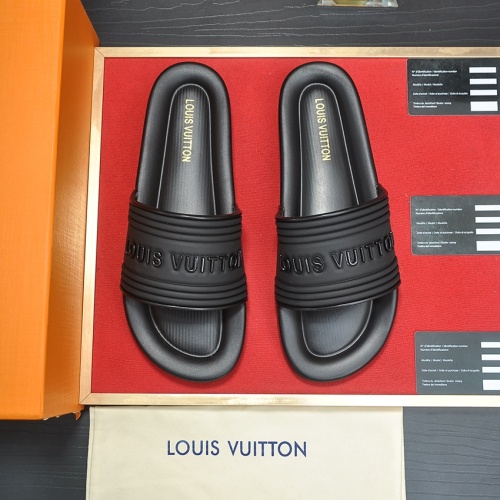 Cheap Louis Vuitton Slippers For Men #1197121 Replica Wholesale [$56.00 USD] [ITEM#1197121] on Replica Louis Vuitton Slippers