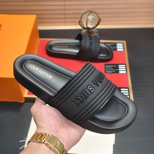 Cheap Louis Vuitton Slippers For Men #1197121 Replica Wholesale [$56.00 USD] [ITEM#1197121] on Replica Louis Vuitton Slippers