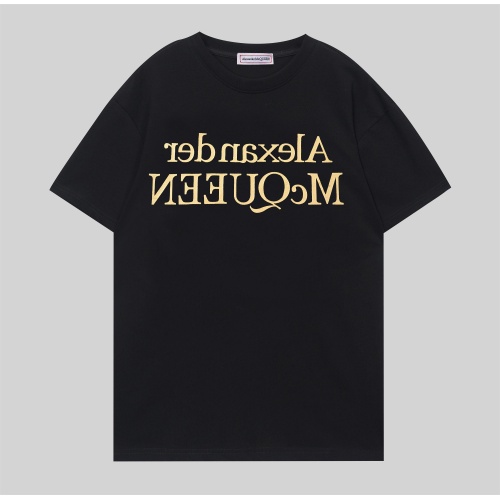 Cheap Alexander McQueen T-shirts Short Sleeved For Unisex #1197188 Replica Wholesale [$27.00 USD] [ITEM#1197188] on Replica Alexander McQueen T-shirts