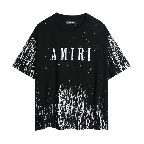 Cheap Amiri T-Shirts Short Sleeved For Unisex #1197195 Replica Wholesale [$27.00 USD] [ITEM#1197195] on Replica Amiri T-Shirts
