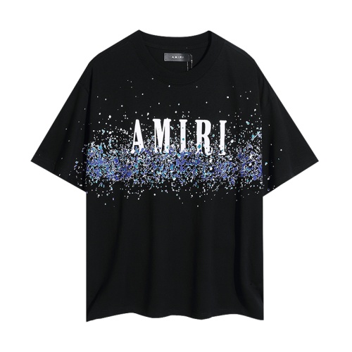 Cheap Amiri T-Shirts Short Sleeved For Unisex #1197198 Replica Wholesale [$27.00 USD] [ITEM#1197198] on Replica Amiri T-Shirts