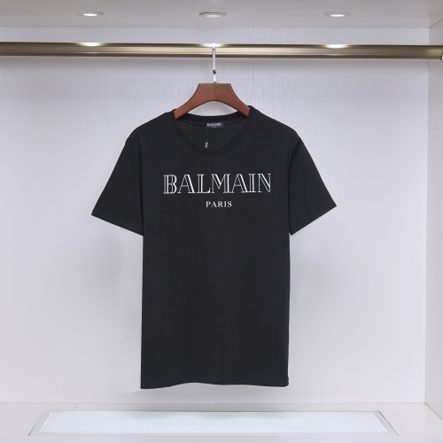 Cheap Balmain T-Shirts Short Sleeved For Unisex #1197222 Replica Wholesale [$25.00 USD] [ITEM#1197222] on Replica Balmain T-Shirts