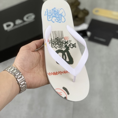 Cheap Dolce &amp; Gabbana D&amp;G Slippers For Men #1197341 Replica Wholesale [$45.00 USD] [ITEM#1197341] on Replica Dolce &amp; Gabbana D&amp;G Slippers