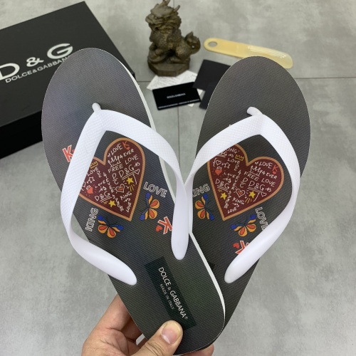 Cheap Dolce &amp; Gabbana D&amp;G Slippers For Men #1197355 Replica Wholesale [$45.00 USD] [ITEM#1197355] on Replica Dolce &amp; Gabbana D&amp;G Slippers