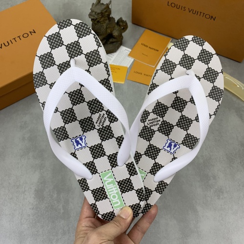 Cheap Louis Vuitton Slippers For Men #1197359 Replica Wholesale [$45.00 USD] [ITEM#1197359] on Replica Louis Vuitton Slippers