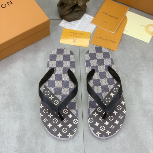 Cheap Louis Vuitton Slippers For Men #1197363 Replica Wholesale [$45.00 USD] [ITEM#1197363] on Replica Louis Vuitton Slippers