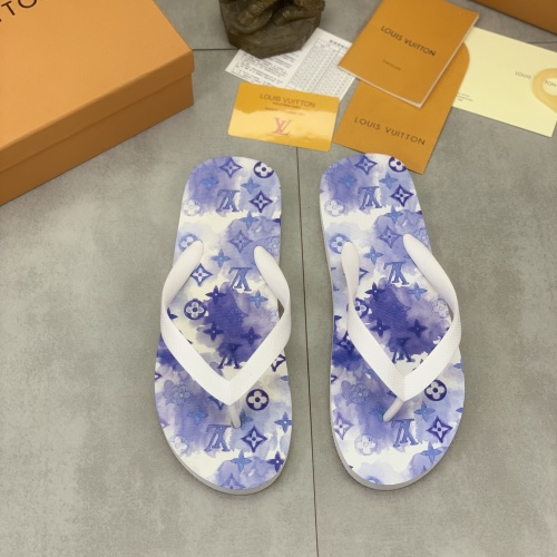 Cheap Louis Vuitton Slippers For Men #1197371 Replica Wholesale [$45.00 USD] [ITEM#1197371] on Replica Louis Vuitton Slippers